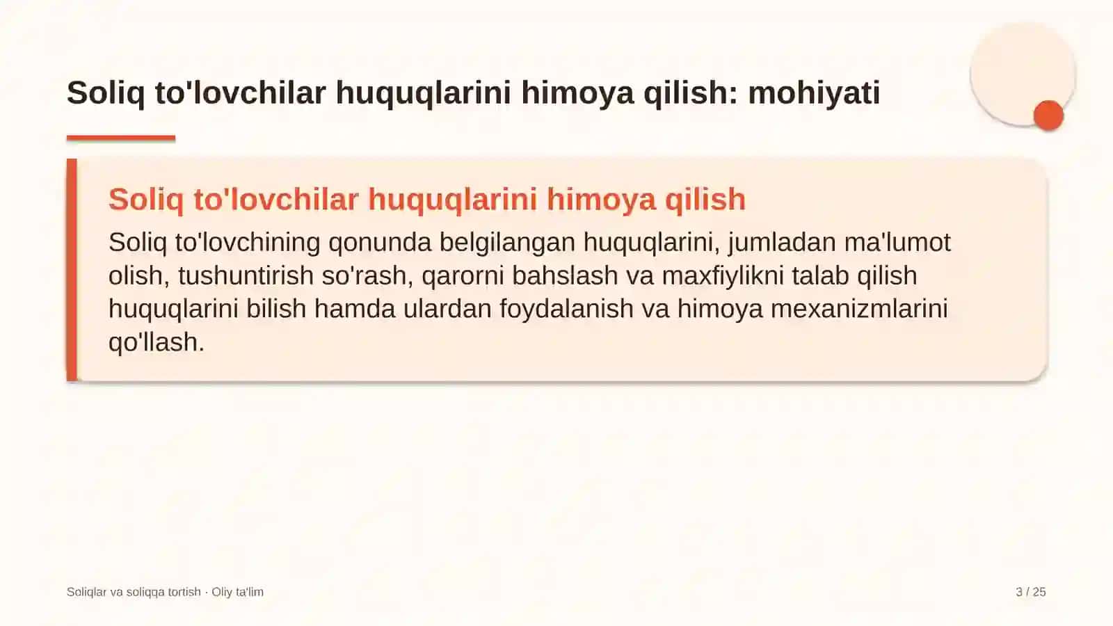 nevrologiya bo'limlarida soliq to'lovchilar huquqlarini himoya qilish 3238 3