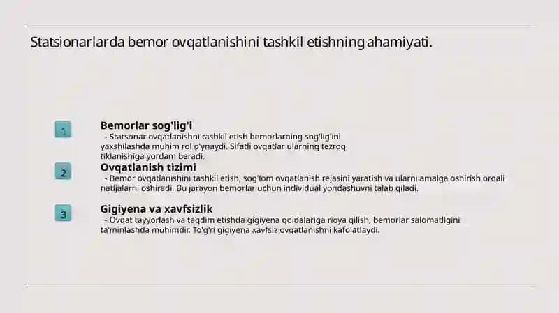 Tibbiyot. Gigiyena 3
