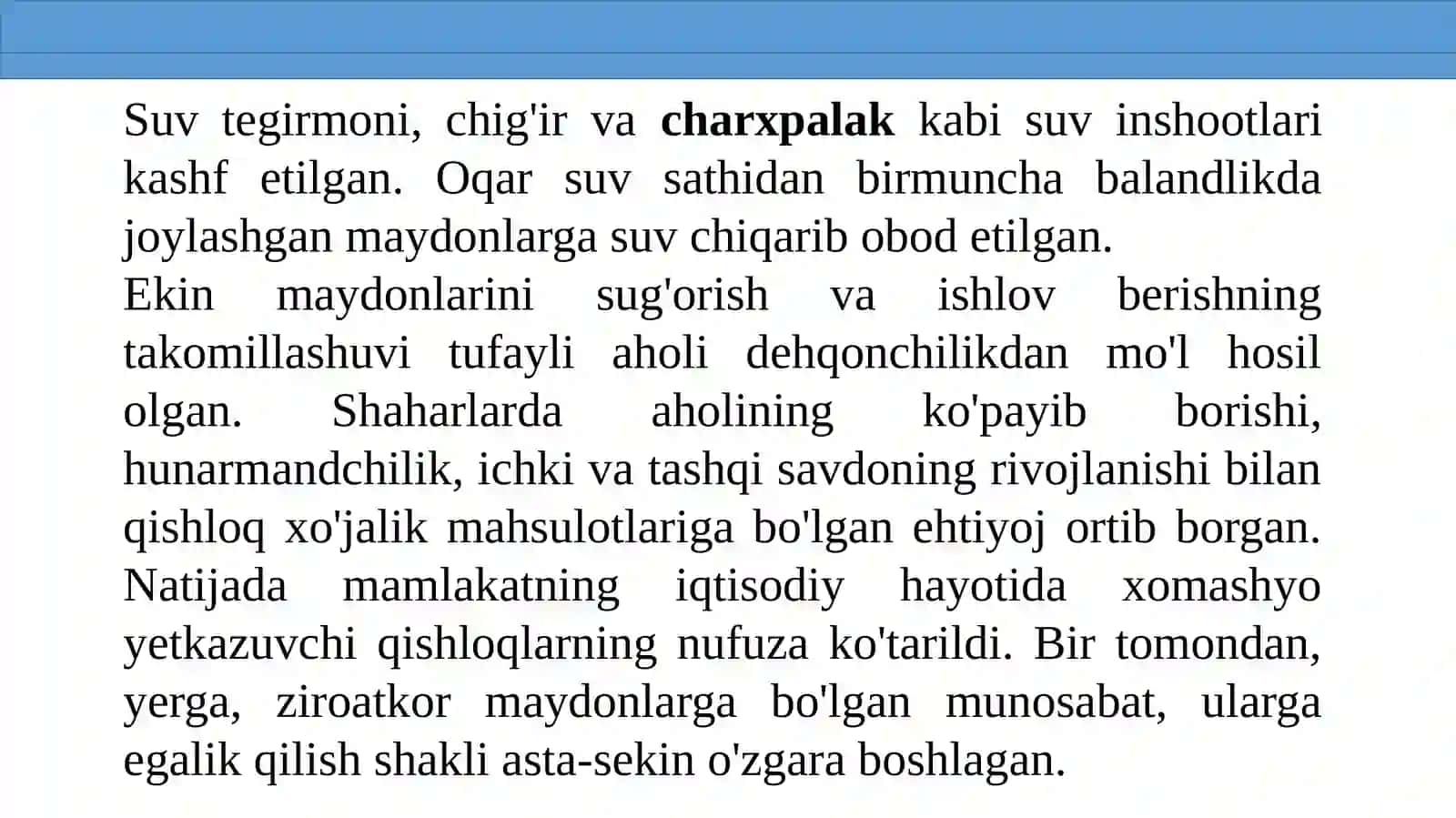 O’ZBEKISTON TARIX 3