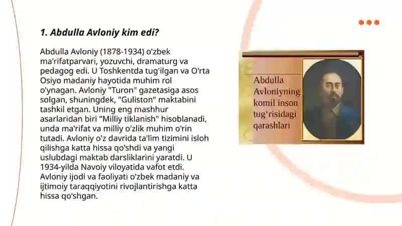 Abdulla avlonining komil inson haqdagi qarashlari 3
