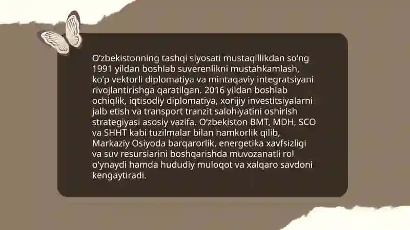 O'zbekiston va jahon hamjamiyati 3
