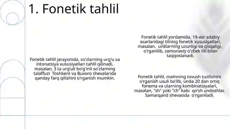 Irodaviy xususiyatlarni o'rganish metodlari 3