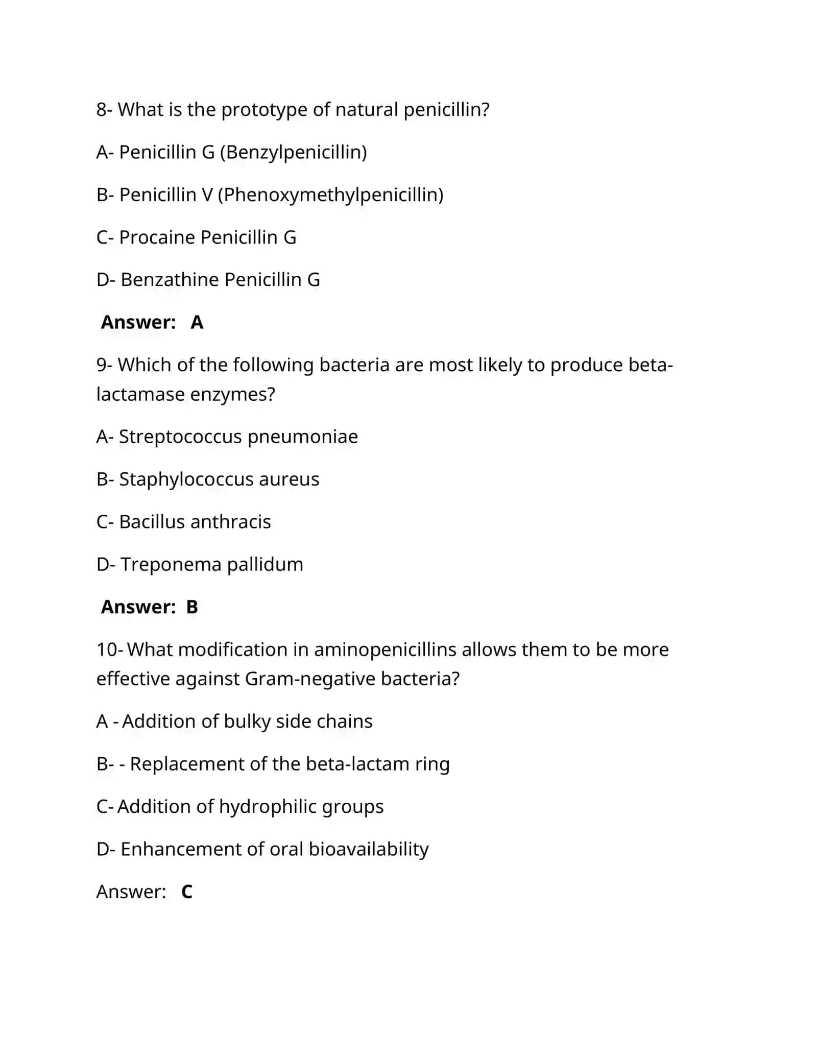 Synthetic Antibiotics 3