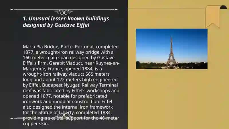 Unusual buildings about Eiifel 3