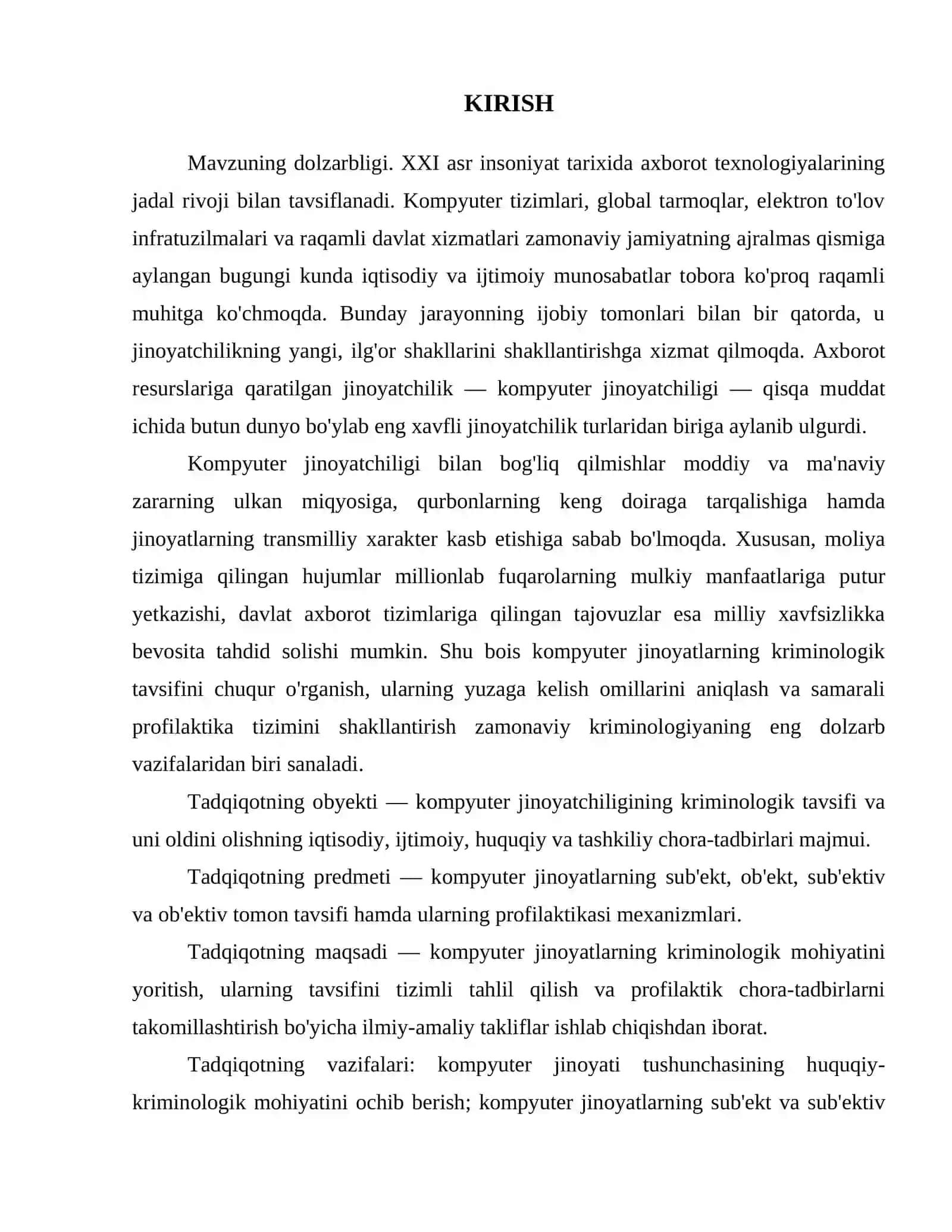 KOMPYUTER JINOYATLARINING KRIMINOLOGIK TAVSIFI VA PROFILAKTIKASI 3