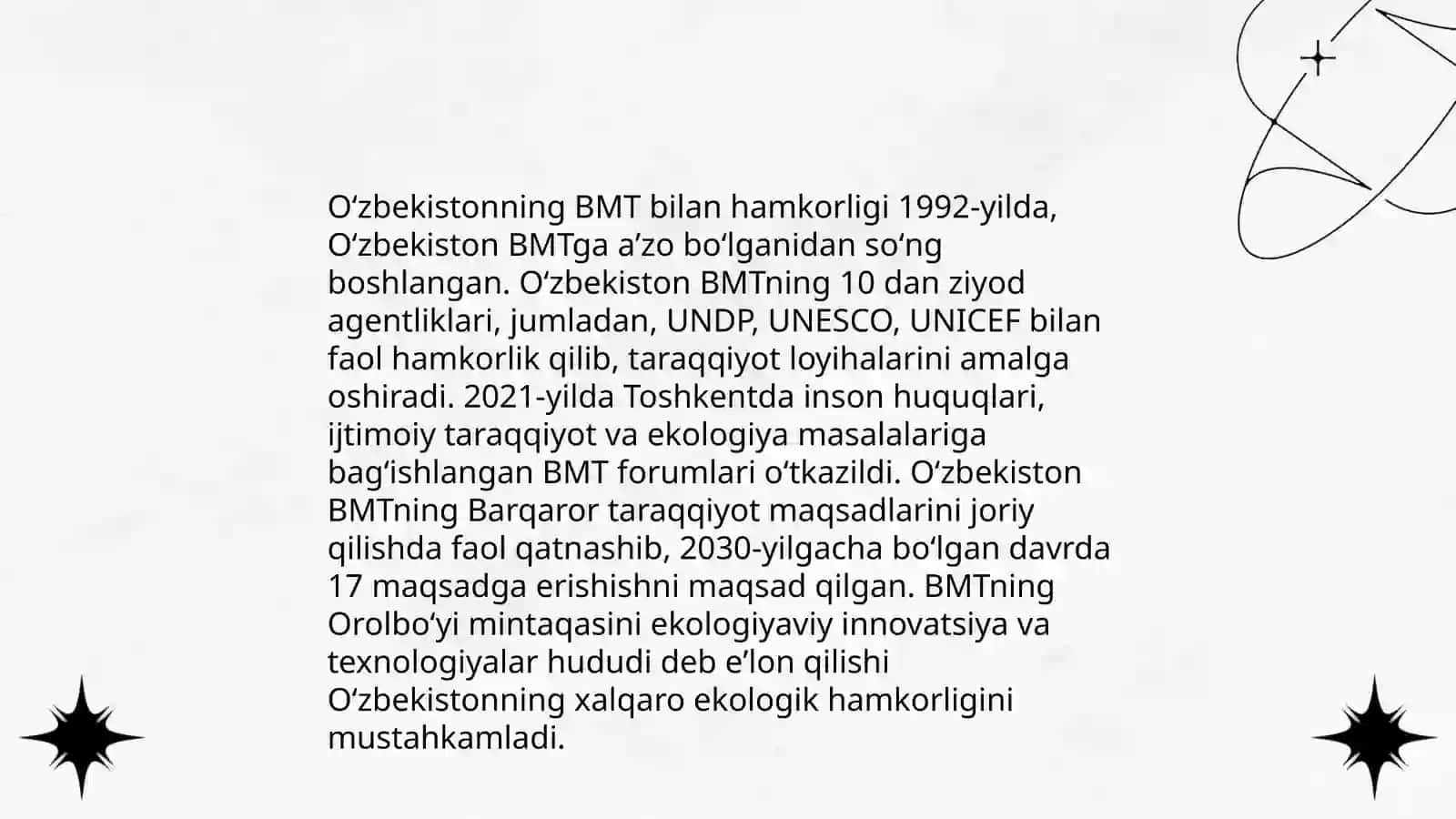 Oʻzbekiston va jahon hamjamiyati 3