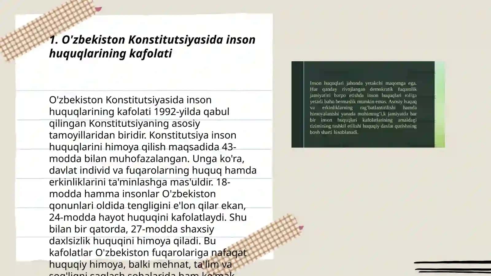 Yangi Òzbekistonda inson haq huqularini va erkinliklari kafolatining yaratilishi 3