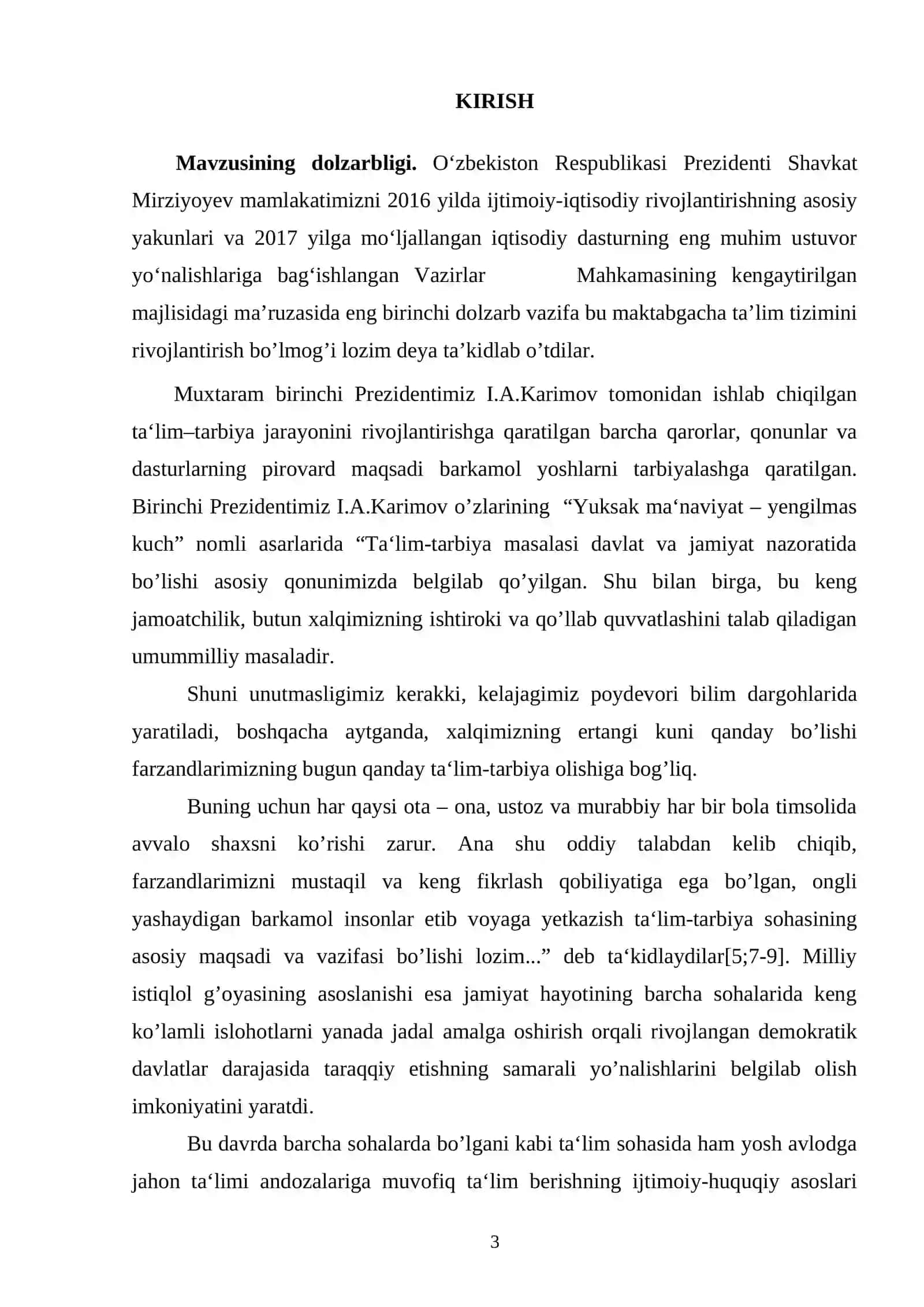 SHAXSGA YO’NALTIRILGAN TA’LIMDA PEDAGOGIK FAOLIYATGA YONDASHUVNI AMALGA OSHIRISH USLUBI 3