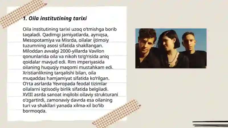 Oila institutining tarixi 3