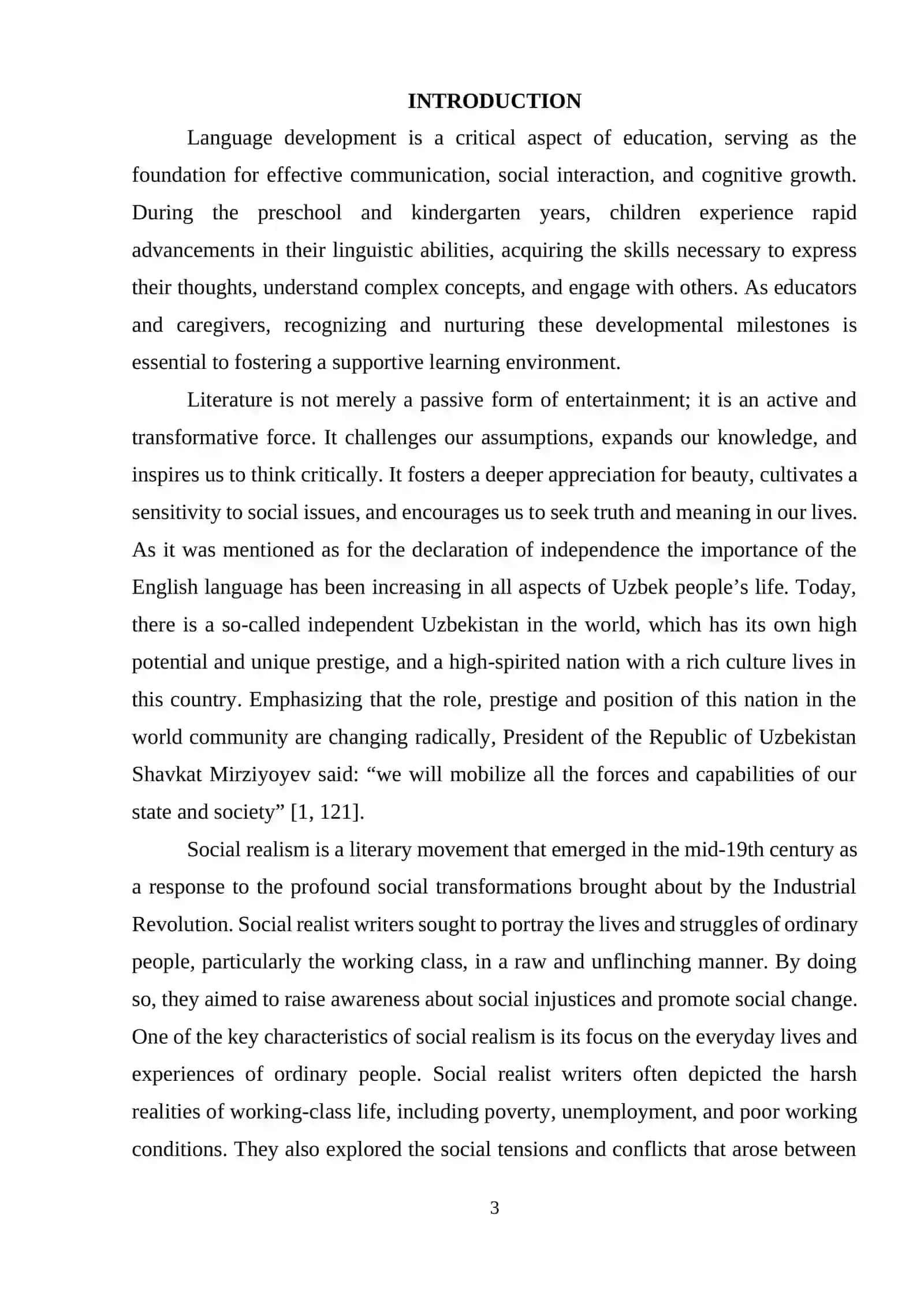 Course Work on Social Realism in English Literature 3