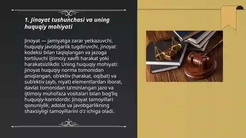 Jinoyat va jinoyatchilik tushunchasi 3