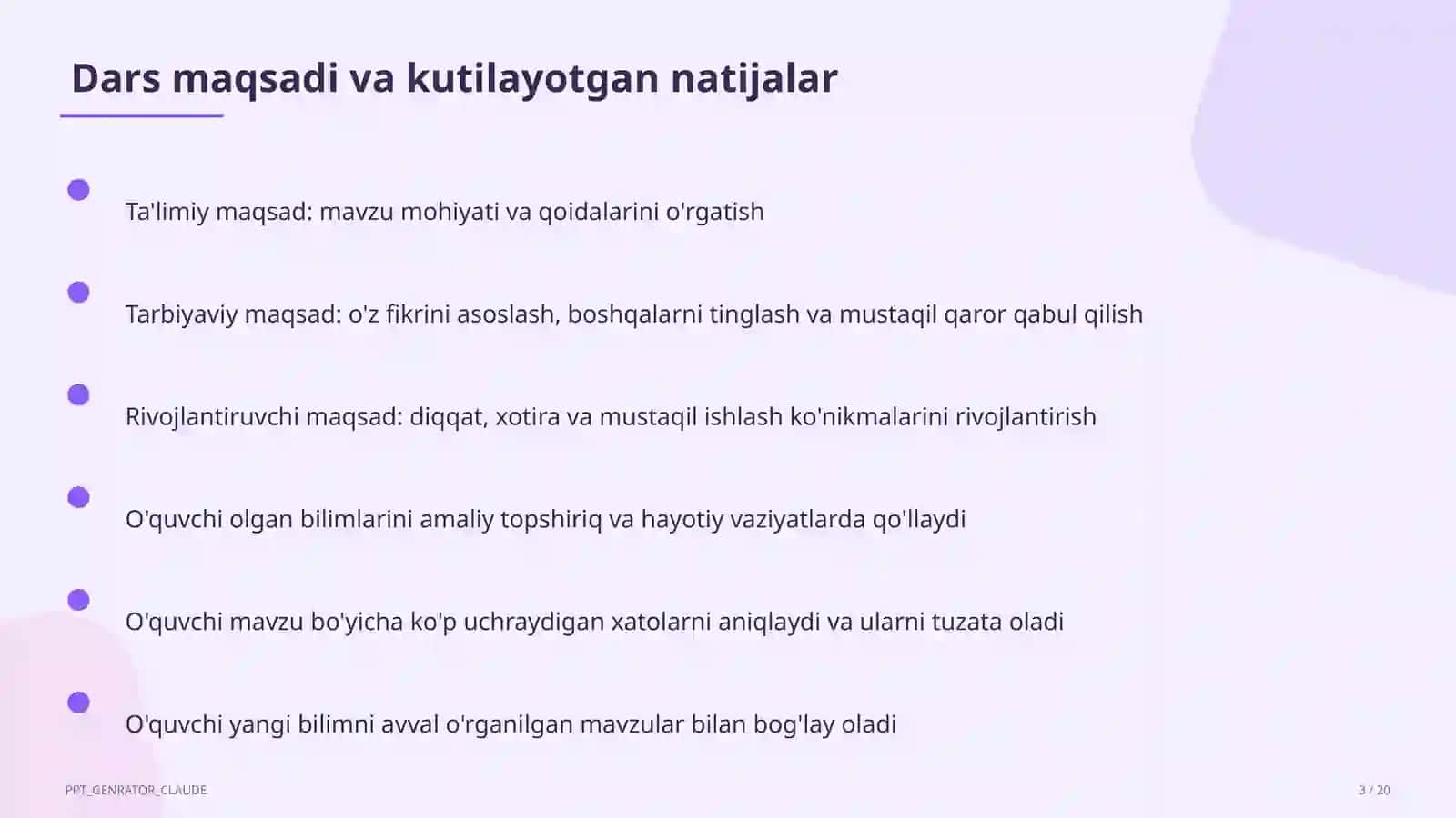 Spiral yondashuv: bilim va ko'nikmalarni sinfdan sinfga bosqichma-bosqich rivojlantirish 3
