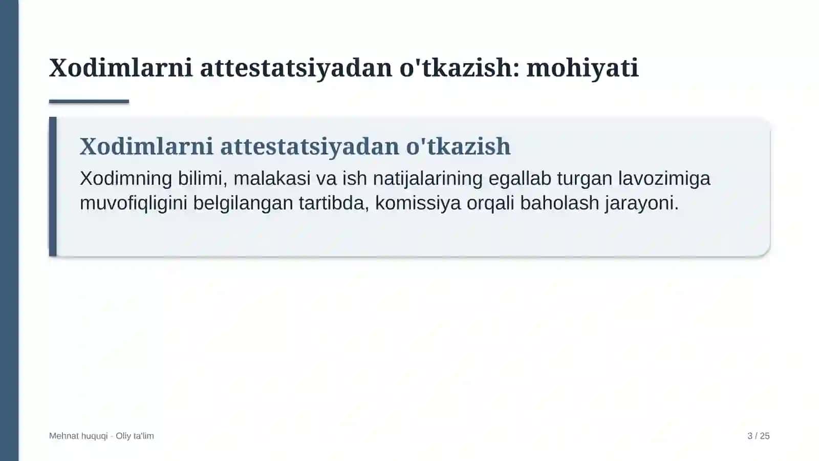 Akusherlik va ginekologiyada xodimlarni attestatsiyadan o'tkazish 3