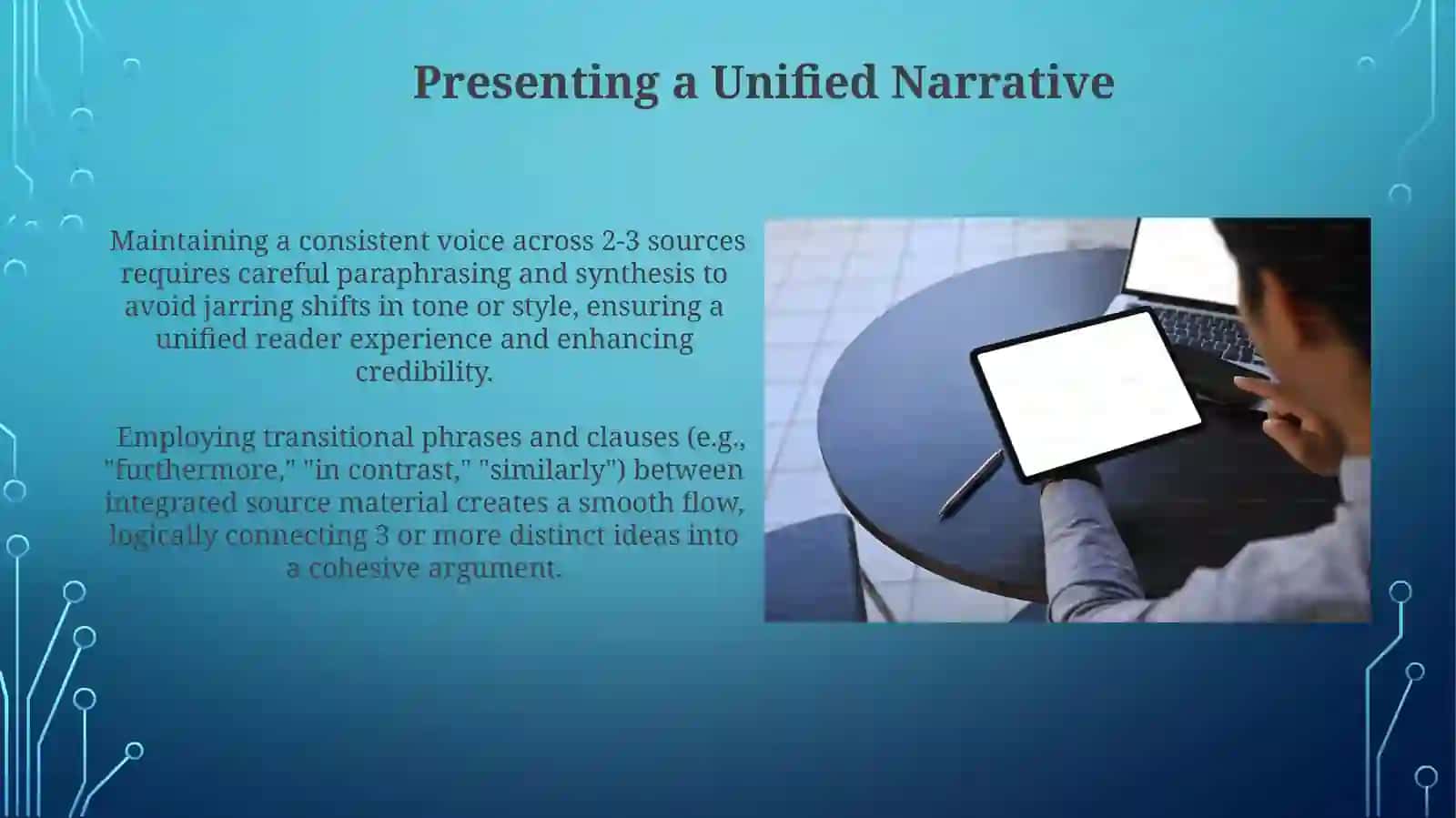 Combining sources 3