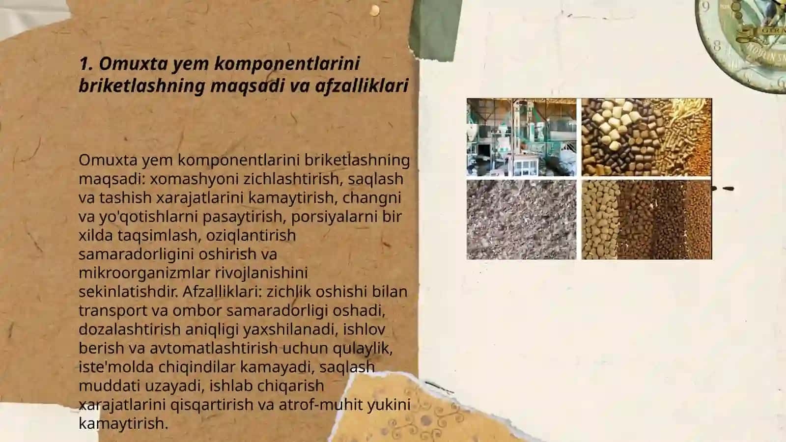 Omuxta yem kompanentlarini brekitlash 3