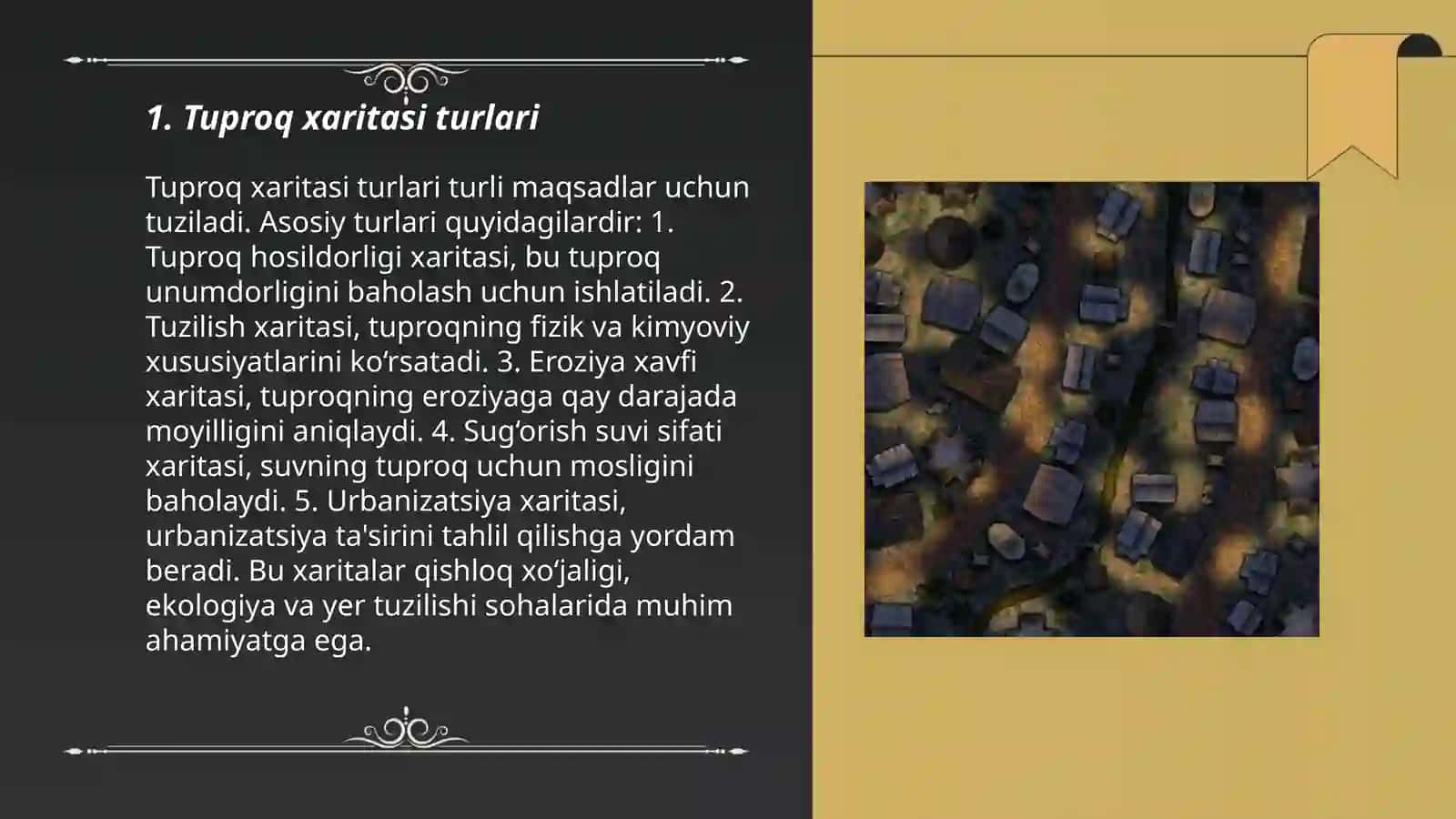 Tuproq xaritasi va xaritanomalardan foydalanish by Mirzaaxmatova Sevinch 3