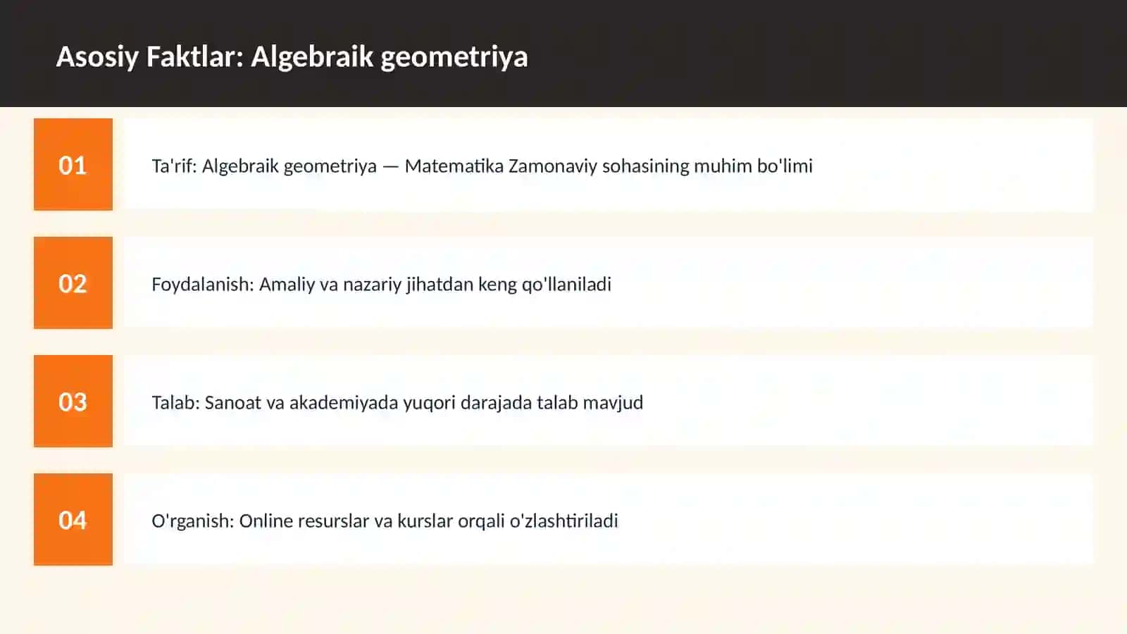 FAN | MATEMATIKA ZAMONAVIY 3
