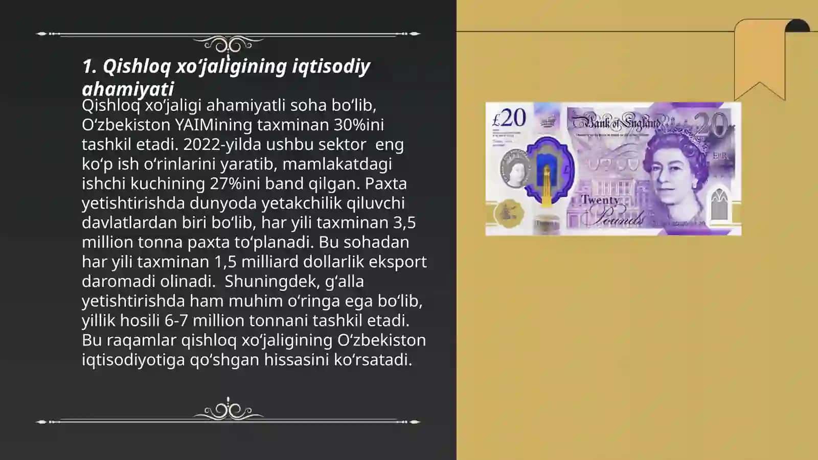 Qishloq xoʻjaligini xalq xoʻjaligidagi ahamiyati 3