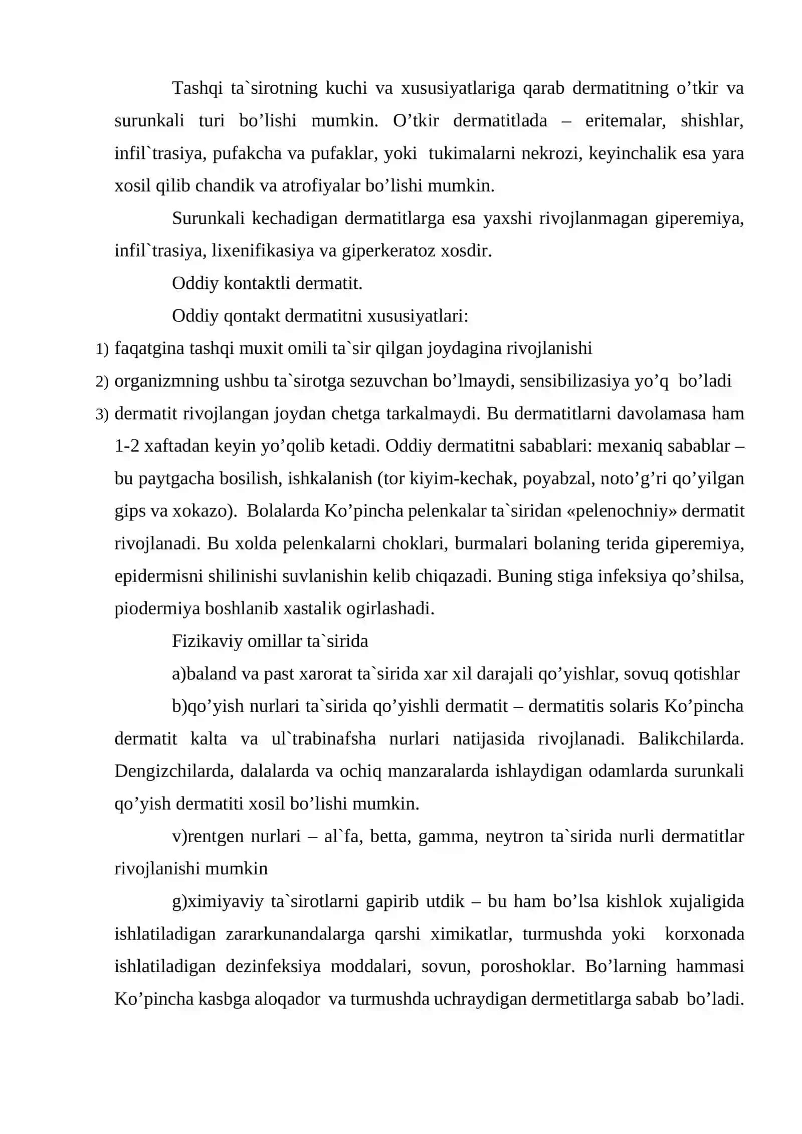 Dermatitlar 3
