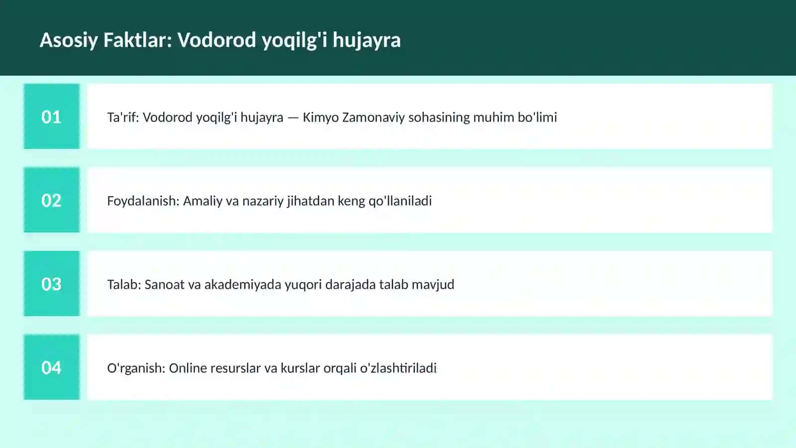 Vodorod yoqilg'i hujayra 3