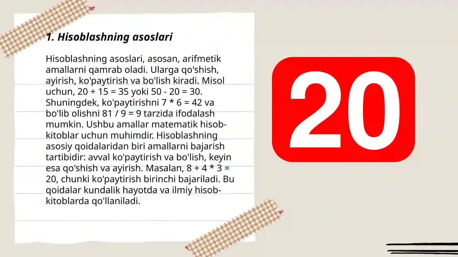 Hisoblashning asoslari 3