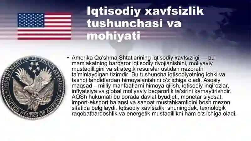 Amerika iqtisodiy xavfsizligi 3