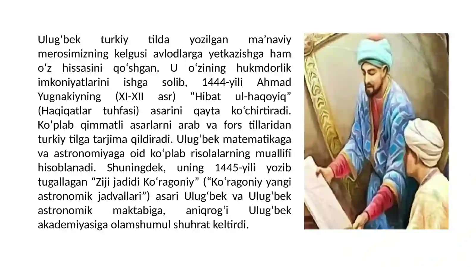 Mirzo Ulug‘bek – Davlat Arbob va Buyuk Olim 3