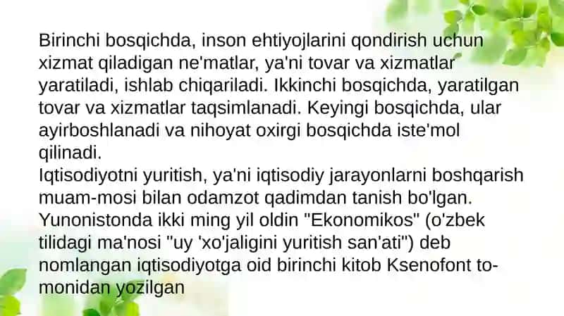 Iqtisodiyot haqida 3