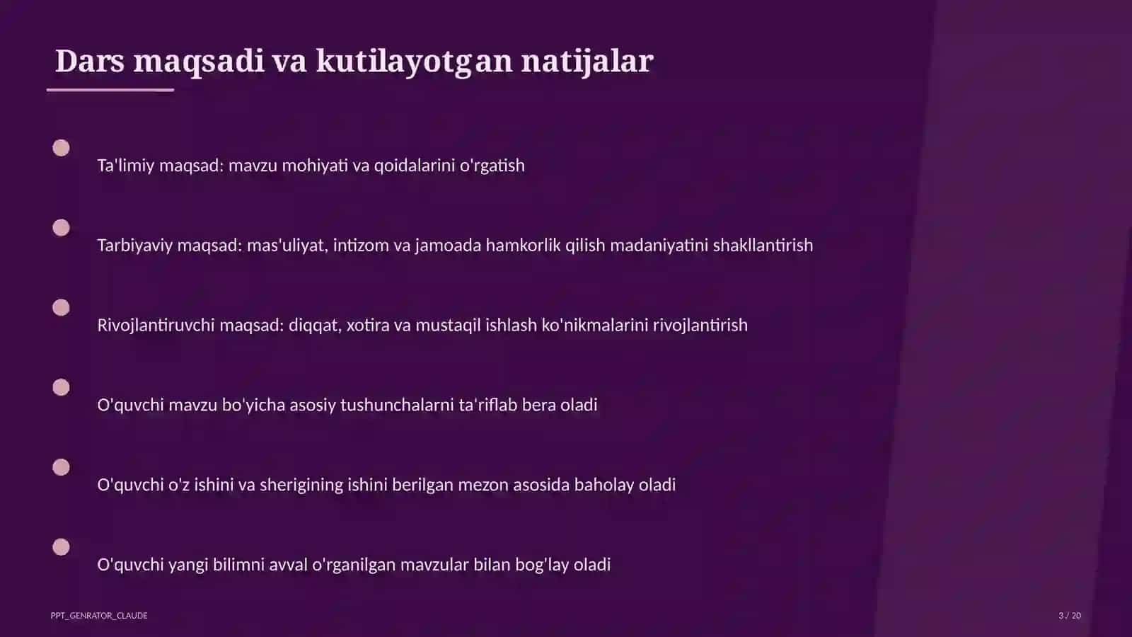 Dars materiallari tayyorlash 3