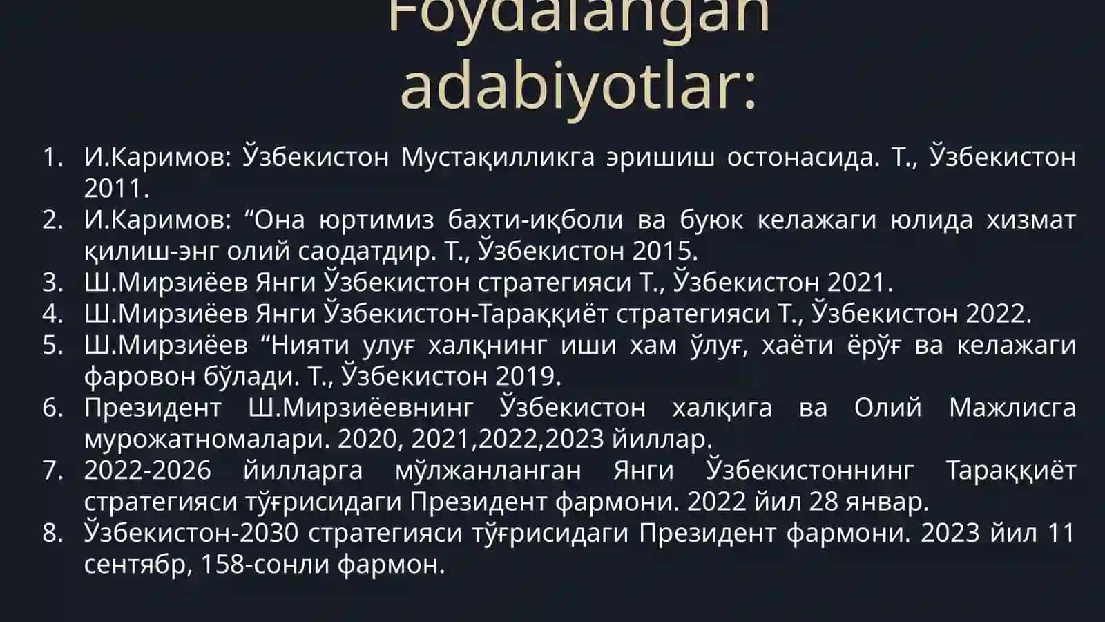 O'zbekiston Respublikasida ijtimoiy sohadagi islohatlar 3