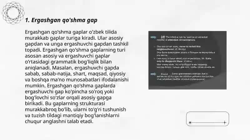 Ergashgan qo'shma gap 3