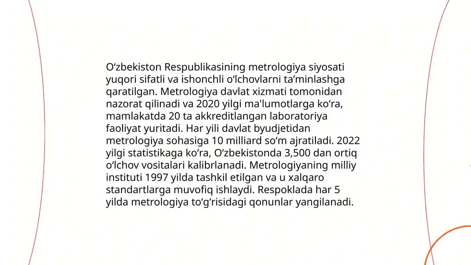 Oʻzbekiston Respublikasining metrologiya siyosati 3