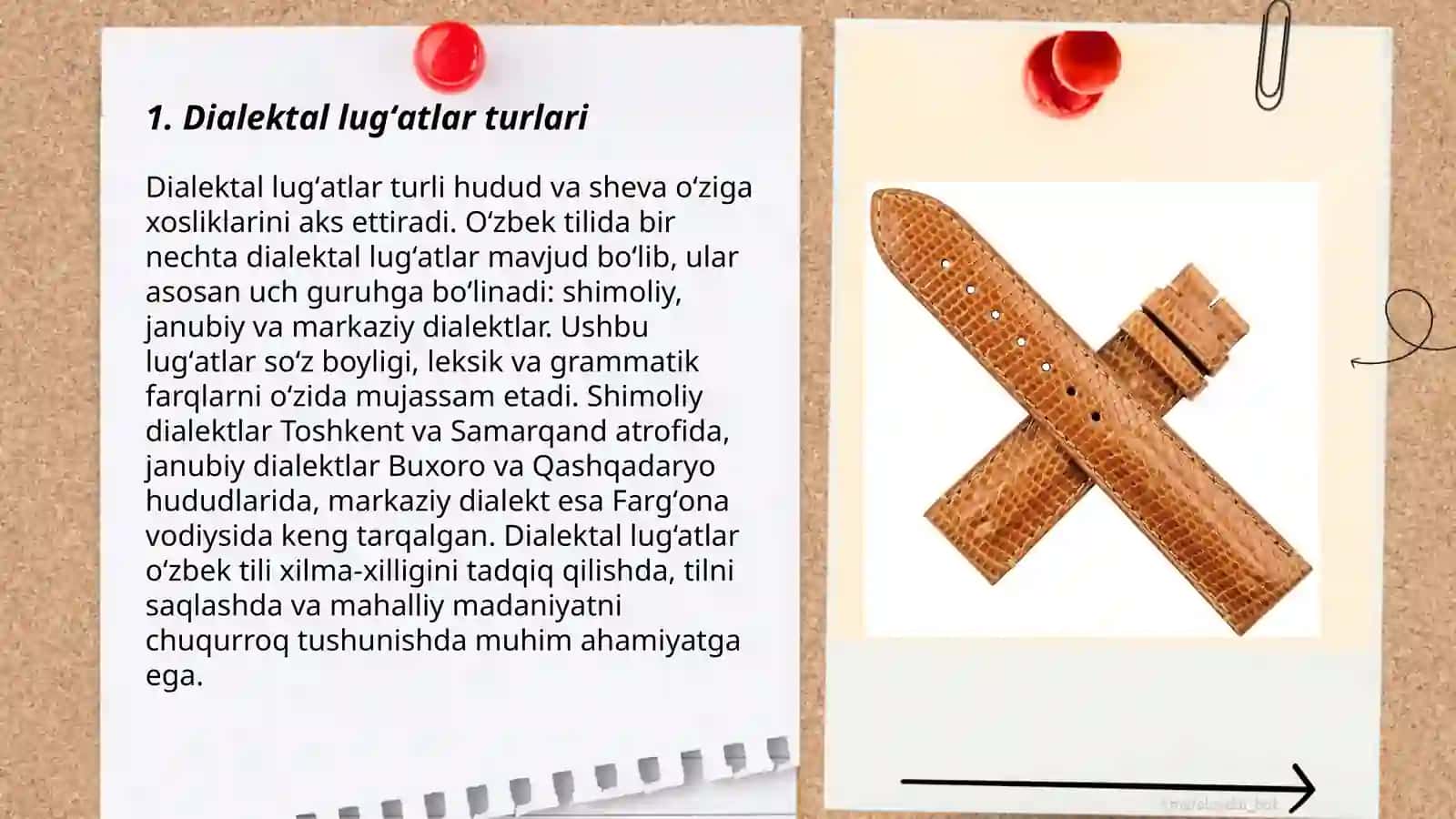Dialektal lugʻatlarning adabiy til lugʻatlari bilan aloqadorligi 3