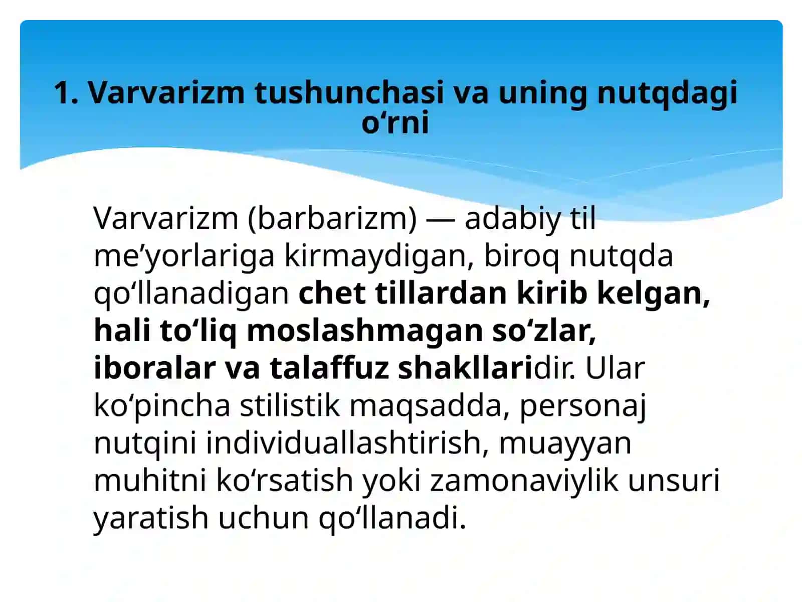 Varvarizim va Vurvarizim 3