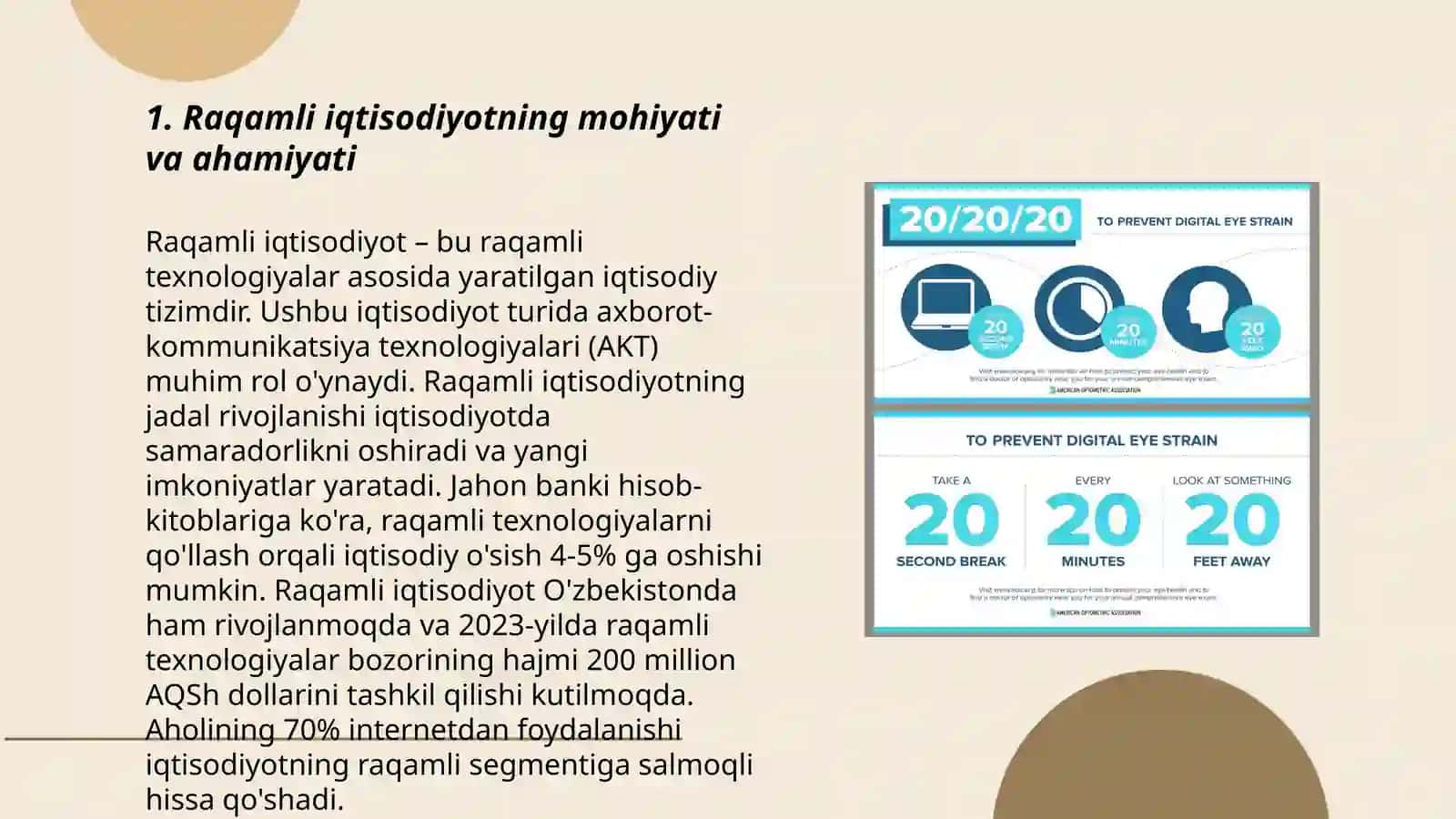 Raqamli iqtisodiyot rivojlanishida axborot kommunikatsiya texnologiyalarini o'rni 3