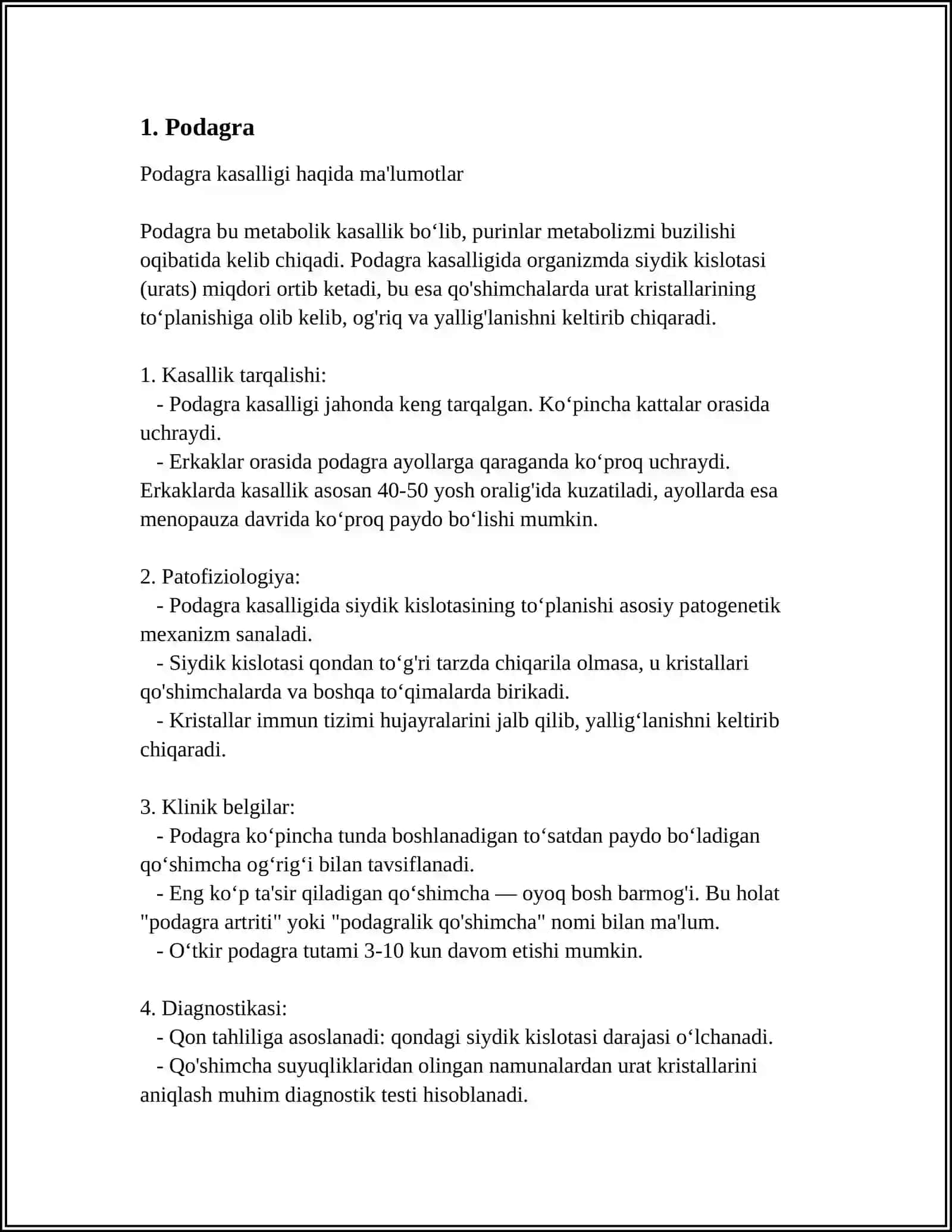 Podagra 3