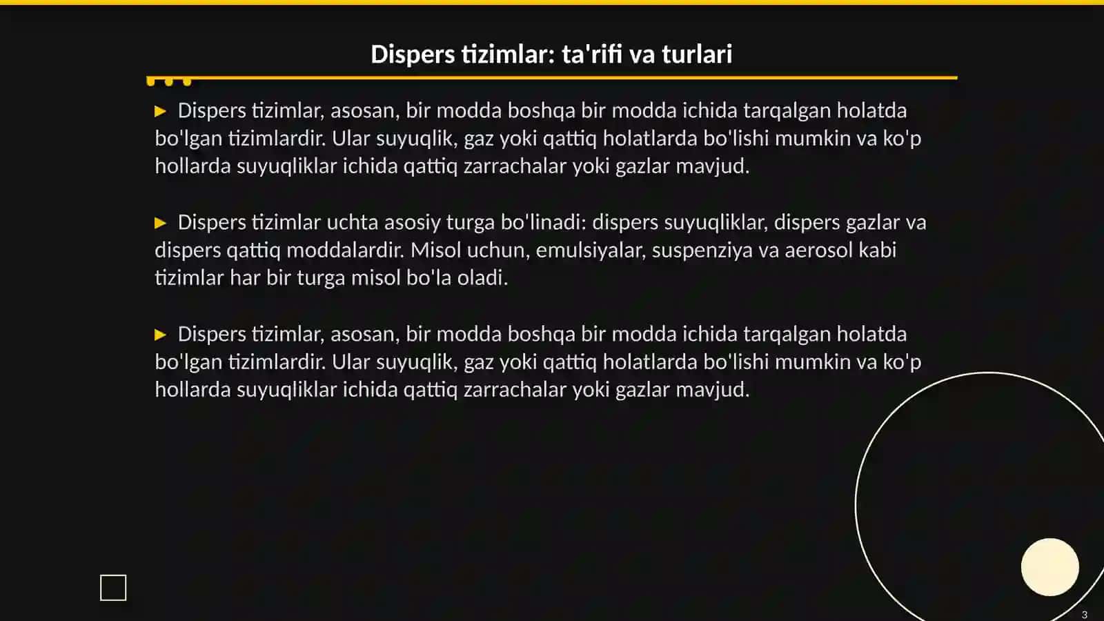 Dispers sistemalarda nurning yutilishi slayd 3