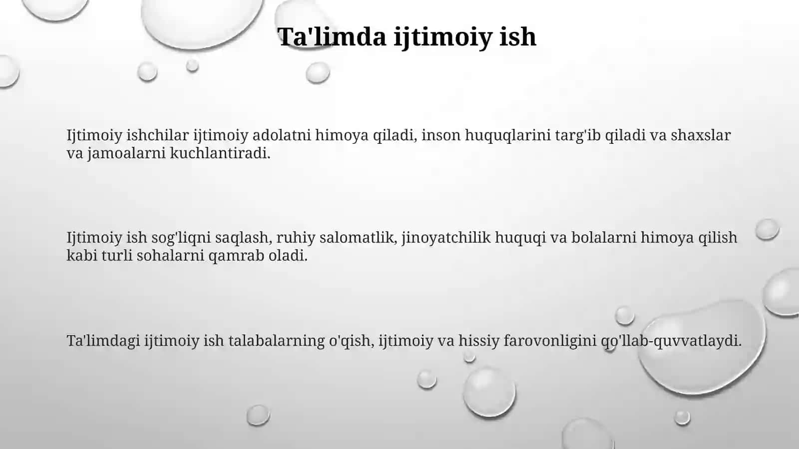 Insoniy faoliyatning turli sohalaridagi ijtimoiy ish 3