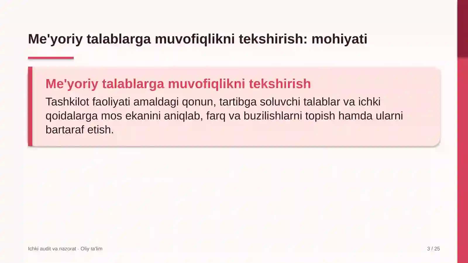 suv ta'minoti tarmoqlari qurilishida me'yoriy talablarga muvofiqlikni tekshirish 8127 3