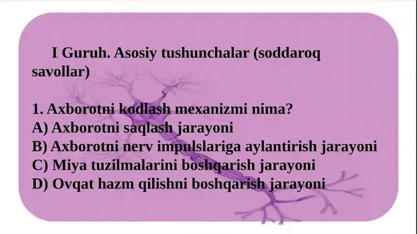 Informatsiyani kodlash mexanizmlari 3