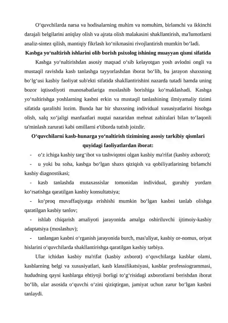 Kasbiy muvofiqlikni psixofiziologik asoslari 3