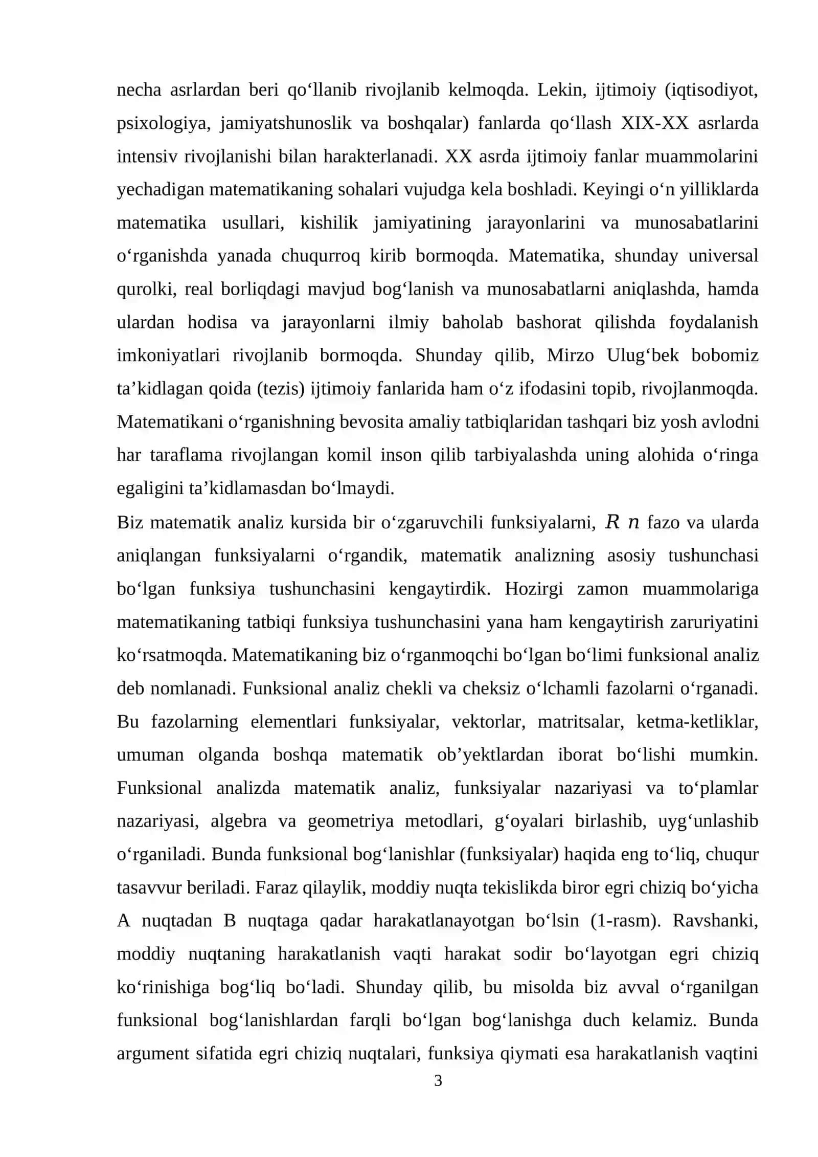 Funksiya grafigini yasash 3