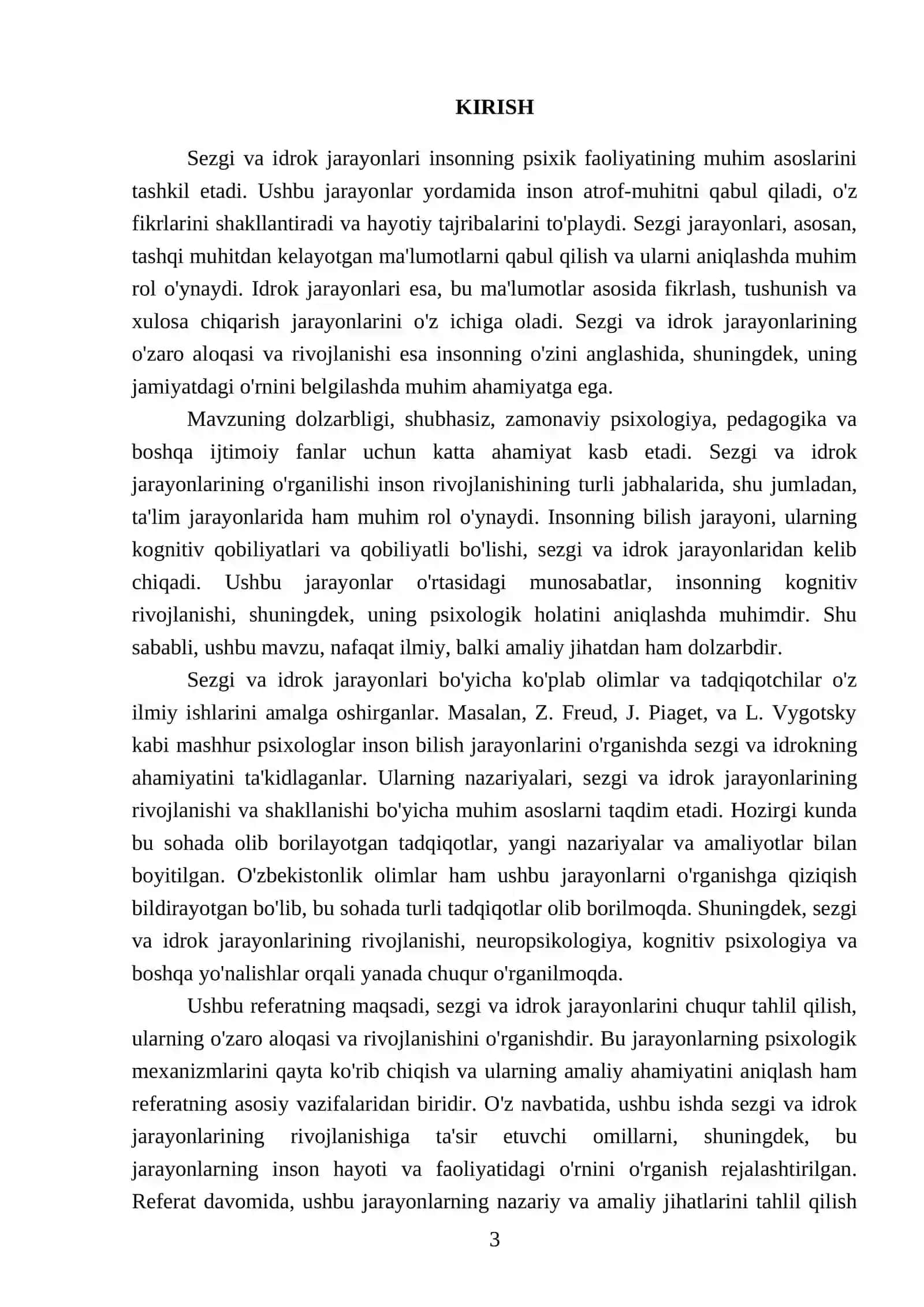 SEZGI VA IDROK JARAYONLARI RIVOJLANISHI 3
