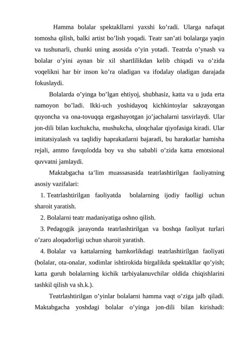 SAXNAVIY CHIQISH VA MAXSUS KONSERT KO'NIKMALARINI RIVOJLANTIRISH 3