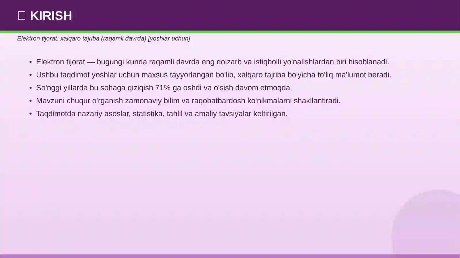 Elektron Tijorat: Xalqaro Tajriba (Raqamli Davrda) [Yoshlar Uchun] 3