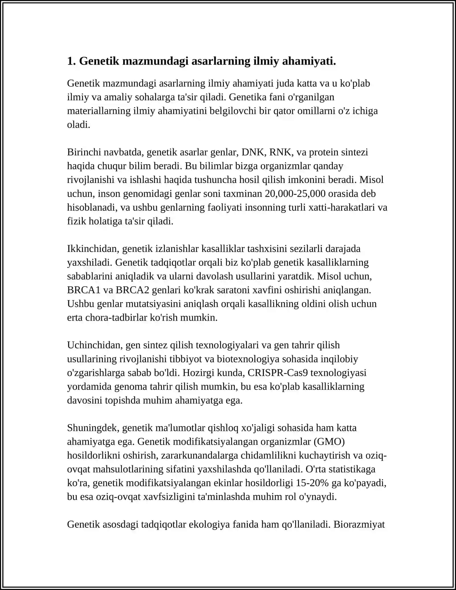 GENETIK MAZMUNDAGI ASARLARNI MAVZULARINI ILMIY AHAMIYATINI YORITISH METODIKASI 3