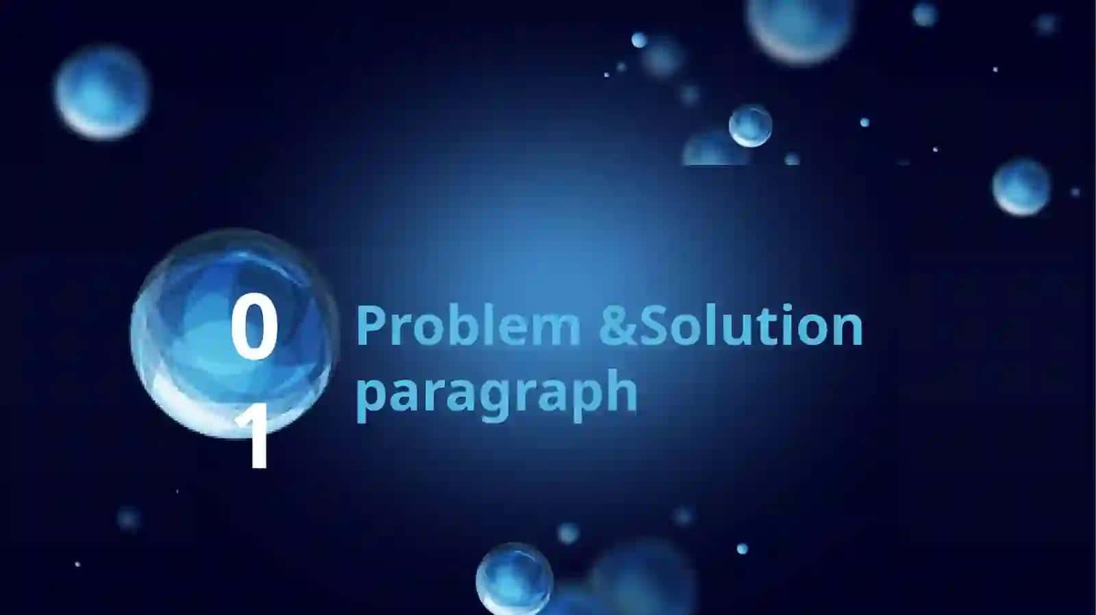 Problem &Solution paragraph 3