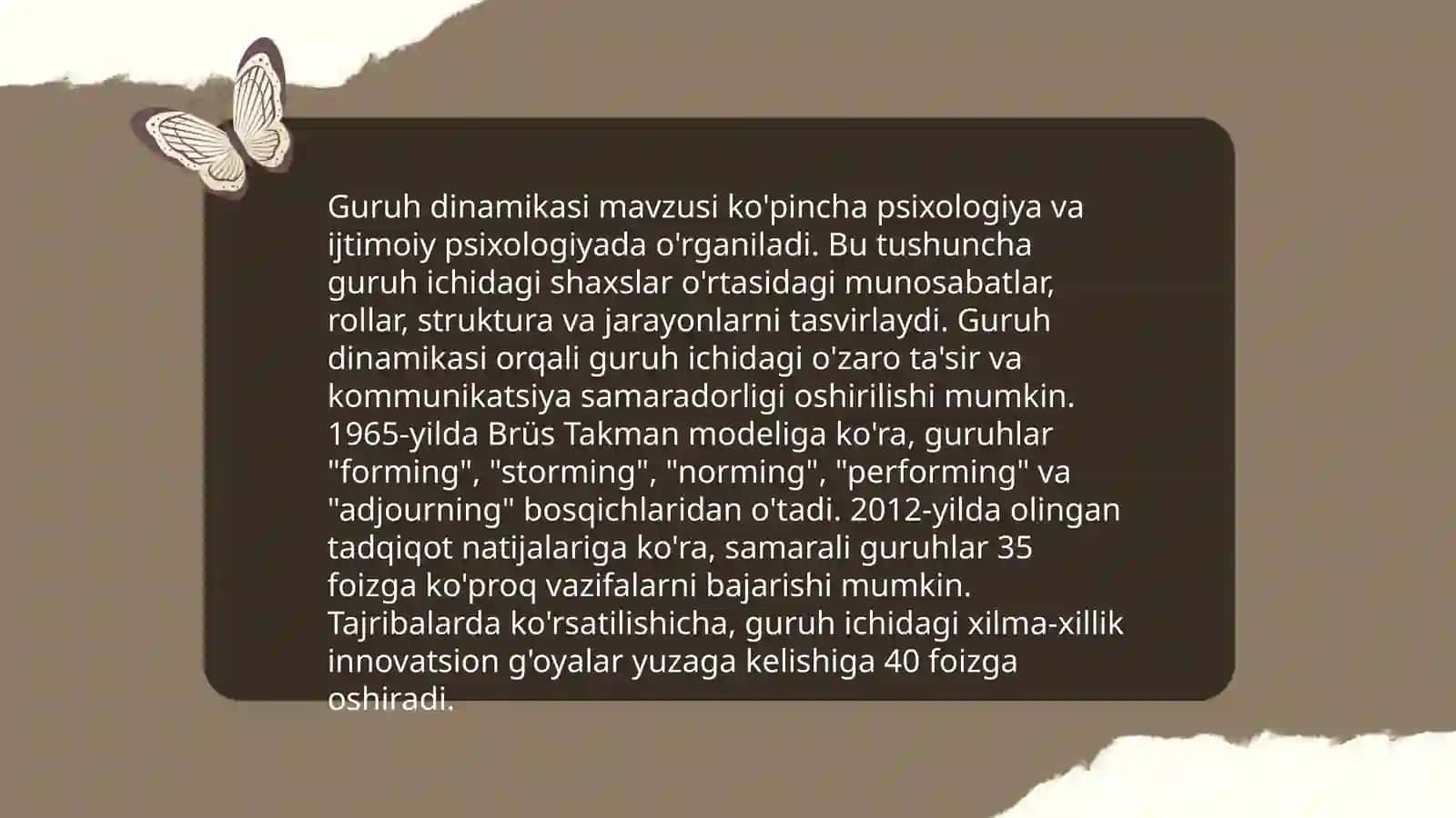 Katta va kichik guruhlar pisihologiyasi 3