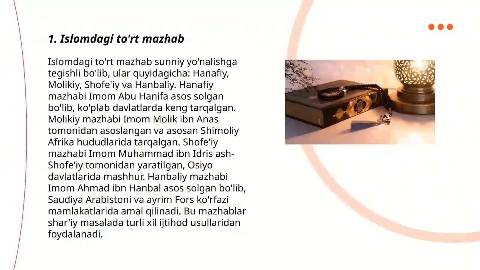 Islomdagi mazhablar 3