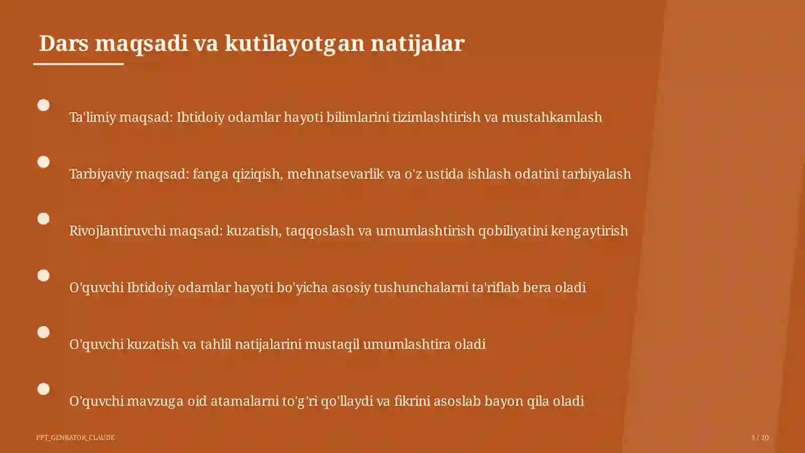 Ibtidoiy odamlar hayoti (5-sinf) 3